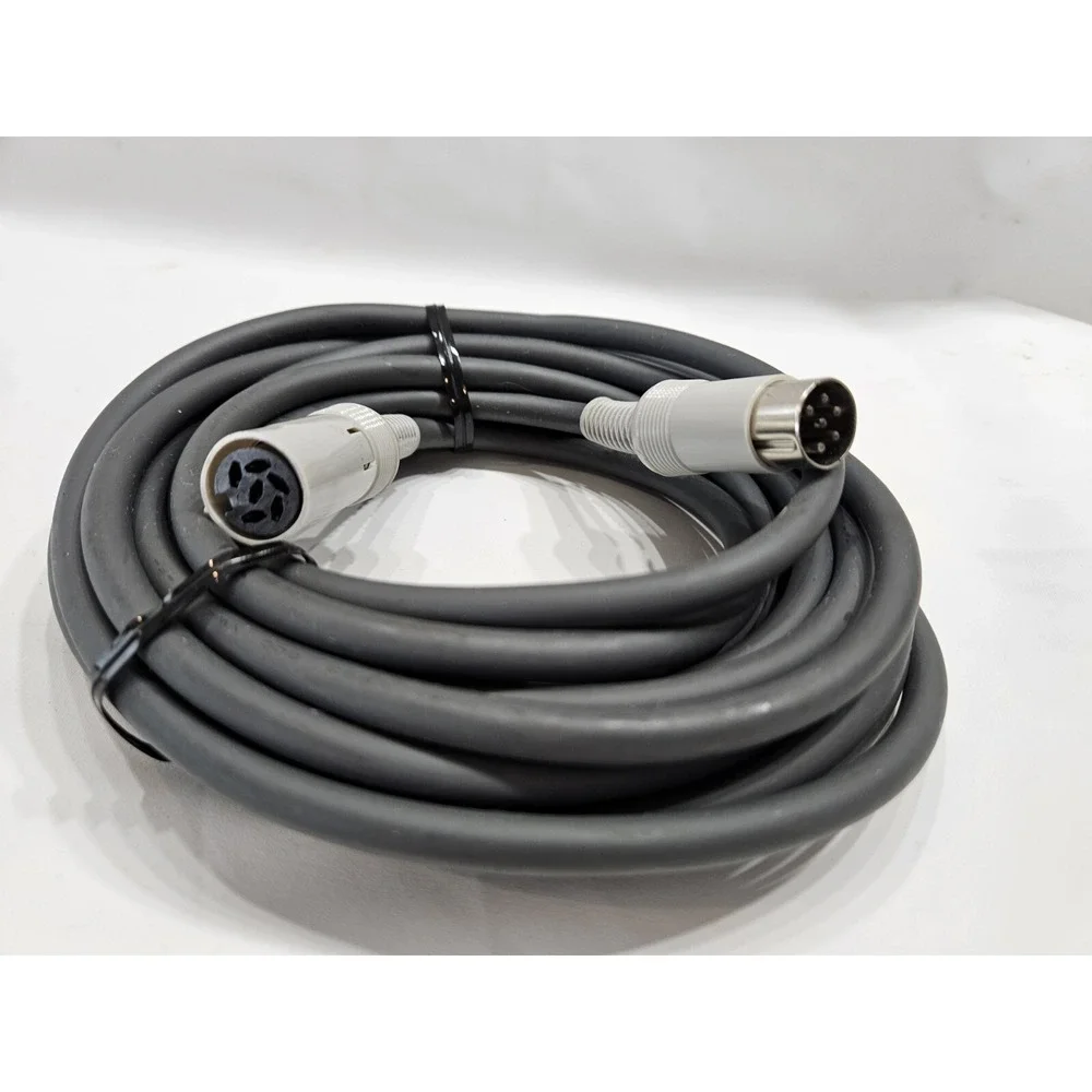 Vintage Taisho Cable Awm E35688 7 Pin Circular Connector Male‎ to Female